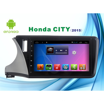 Système Android Navigation GPS voiture DVD pour Honda City Écran de capacité de 10.1 pouces avec WiFi / TV / Bluetooth